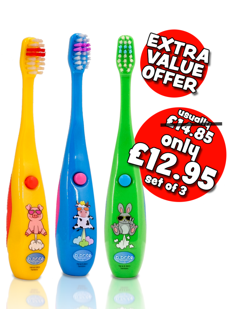 Set of 3 FartBrush toothbrushes for £12.95